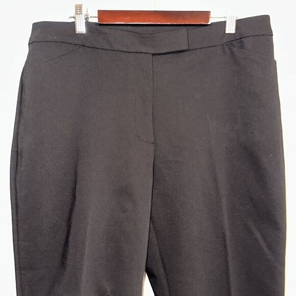 Ruby Rd. 14 Modern Tribe Black Professional Cropped Capri Pants - Picture 3 of 10